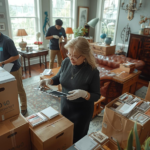 Professional estate liquidation and downsizing services Vancouver - compassionate team helping senior with estate clearing and 50/50 consignment system