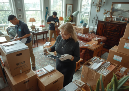 Professional estate liquidation and downsizing services Vancouver - compassionate team helping senior with estate clearing and 50/50 consignment system