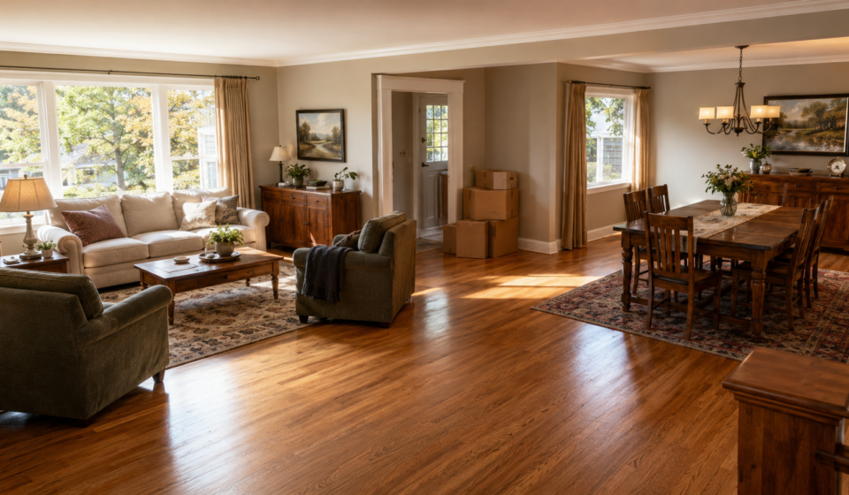 Full house of furniture ready for consignment in a Vancouver home