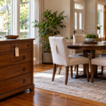 Estate consignment Burnaby furniture staged for resale